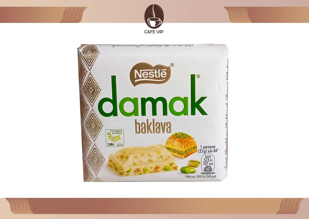 شکلات داماک با طعم باقلوا نستله - 60 گرم